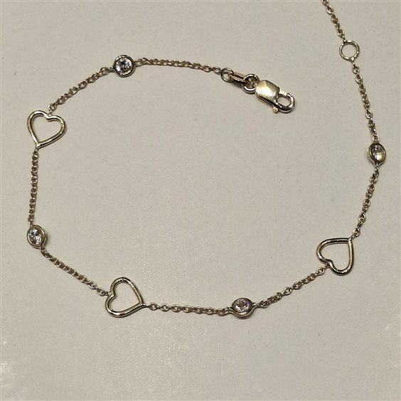 Bracciale Fanton Gioielli Donna BRACCIALI ORO in Oro giallo Cubic Zirconia BROR-149-52 - BROR-149-52